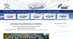 Desktop Screenshot of explorehuntersvillehomes.com